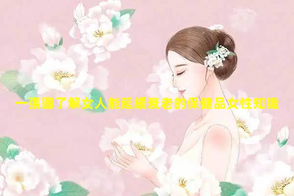 一張圖了解女人能延緩衰老的保健品女性知識講座