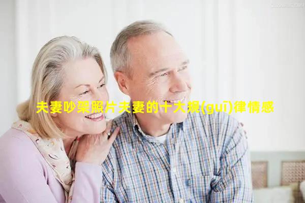 夫妻吵架照片夫妻的十大規(guī)律情感話題素材