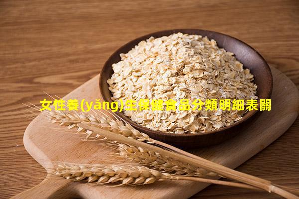 女性養(yǎng)生保健食品分類明細表關(guān)愛婦女宣傳標語